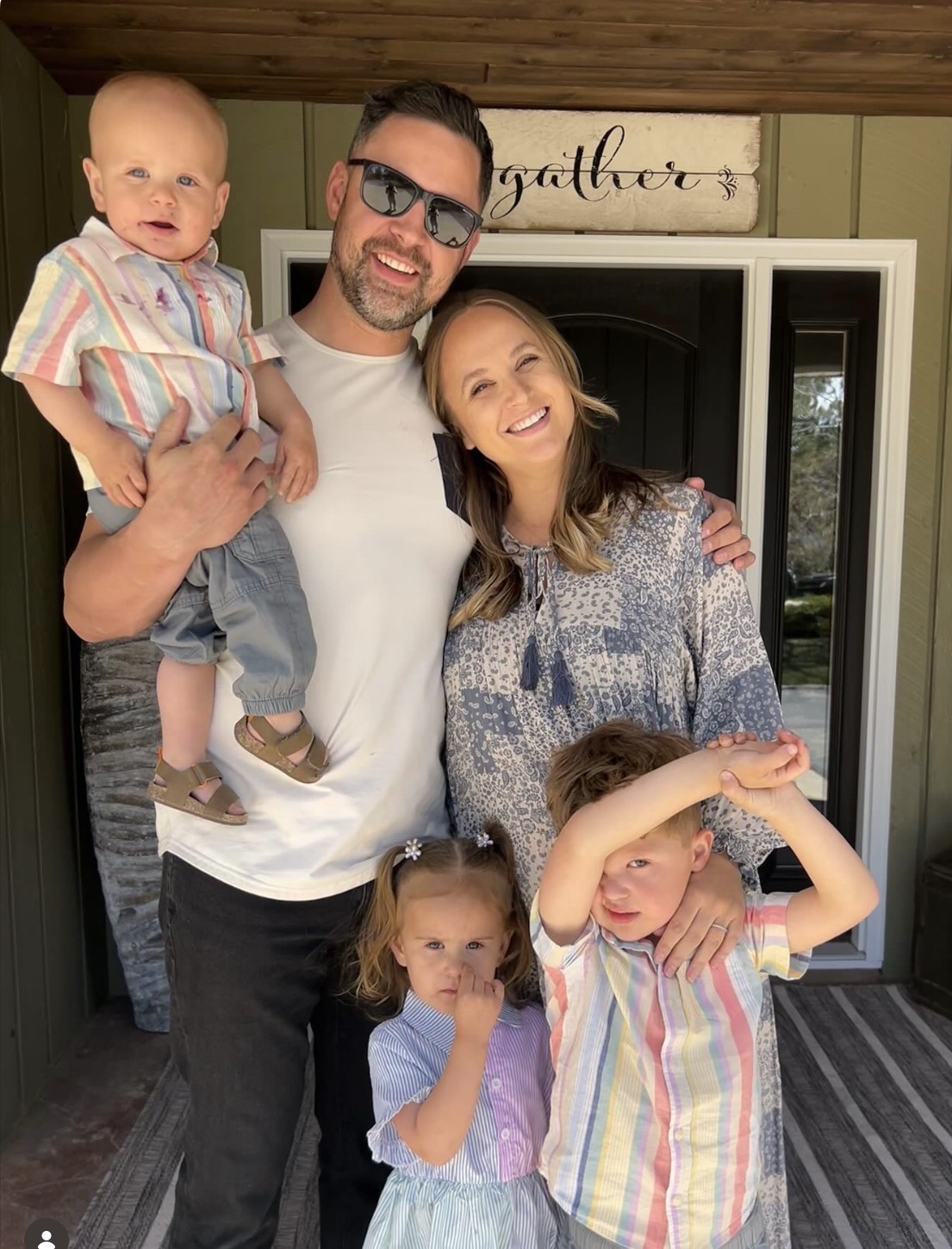 Ryan Fagerstrom with his family